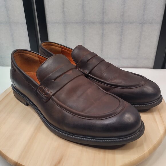 Rodd & Gunn Portobello Mocc Slip On Brown Penny Loafers ZX0518 Men 46/ US 13 - Picture 3 of 12